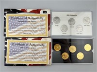 2006 US State Quarter Collection- Platinum & Gold
