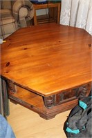 PINE, OCTAGINAL SHAPED COFFEE TABLE