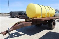 1,000 GALLON WATER TANK ON TRAILER