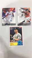 Topps finest 3 card lot.  Buster posey, Bryce