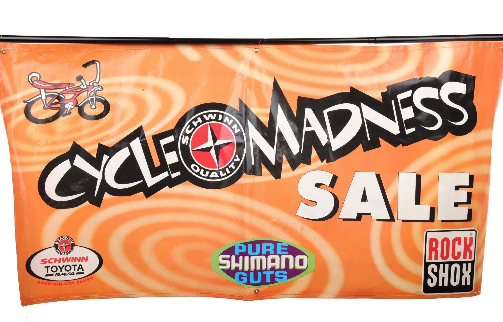 CYCLE MADNESS SALE VINYL BANNER