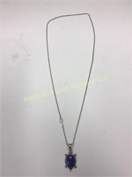 Sterling silver pendant on chain
