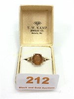 Small 14K gold ring