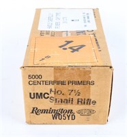 Reloading 5000 Small Rifle Primers No 7 ½ Rem UMC