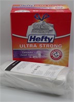 HEFTY 80 TRASH BAGS AND MATTRESS COVER NEW