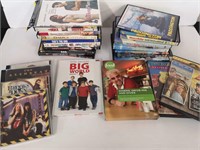 Adult and kids DVDs and some CDs