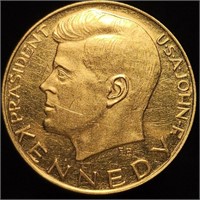 0.304 oz GOLD AGW Proof JFK Death Medal - Germany