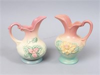 2-Hull Pottery Pitchers