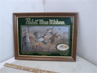 Upland Game Birds Pabst Blue Ribbon Beer Mirror