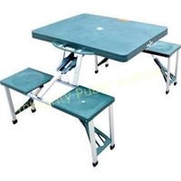Outsunny Portable Folding Camp Picnic Table