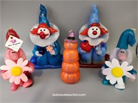 5 Handcrafted  Collectible Candles-Tallest One 9"