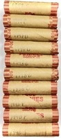 (10) Rolls 1940's Wheat Cent Penny Lot