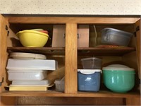 Assorted Tupperware/Cabinets Contents
