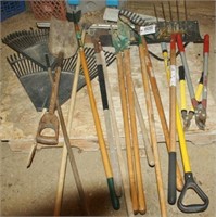 Pallet rakes, shovels, PHD, pitchfork & more