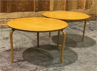 Bruno Mathsson Round end tables