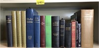 One Shelf of Books Bibles Theology Religion