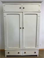 AWESOME COUNTRY PINE FOUR DOOR CUPBOARD - PANTRY