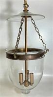 DESIRBALE ANTIQUE BELL JAR LANTERN LIGHT FIXTURE