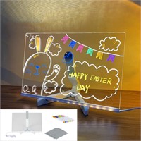 LED Acrylic Dry Erase Board 30x20cm
