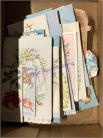 OLD GREETING CARDS, USED