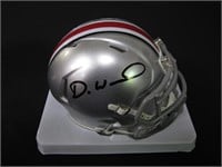 Denzel Ward Signed Mini Helmet JSA COA