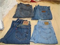 4 pr mens jeans Levis 36 x 34