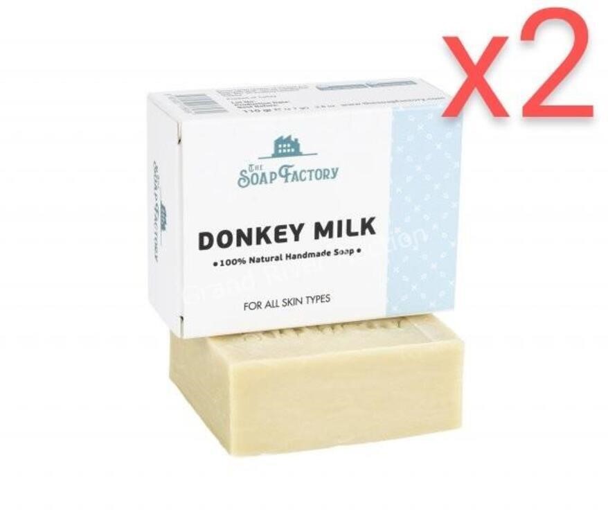 2-Pack The Soap Factory Donkey Milk Soap Bars