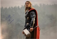 Chris Hemsworth Autograph Thor Poster