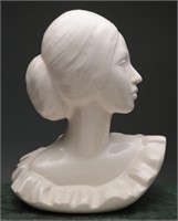 Porcelain Bisque Lady's Vintage Bust