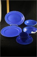 Lot of Blue Dinnerware China