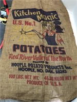 Vintage Kitchen Magic potato sack