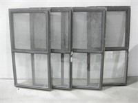 Four 26"x 49.5" Screen & Glass Windows