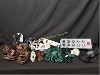 Mix Lot Of Power Strips & Small Extension Cords