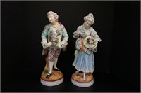 Pair of French Porcelain Figurines