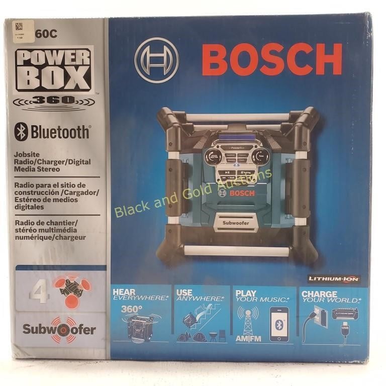 New Bluetooth Bosch Power Box Jobsite Radio
