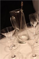 Martini Glass & Pitcher Set and more glasses