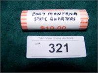 2007 Roll of Uncirculated Montana Quarters