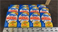 12- 1986 Topp Major League Baseball Card Packs