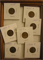 Collection Of 1930'S Wheat Pennies