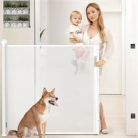 Bulubaky Extra Tall Safety Retractable Baby Gate