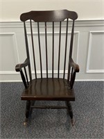 Vintage Wooden Rocking Chair, has some wear