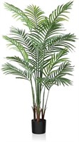 SEALED - CROSOFMI Artificial Areca Palm Tree 5Feet