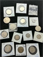 7.55 oz Mixed Lot of Silver International Coins