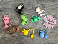 8 cute little straw covers