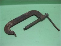 Vintage Metal C Clamp - Yard Art