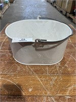 White Metal Pail