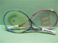 Wilson Triumph & Head Conquest Rackets