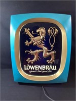 Vintage Lowenbrau Beer Light Up Sign