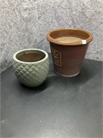 Garden Flower Pots 2 PCs 8 , 11” h