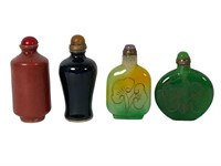 4 Chinese Snuff Bottles